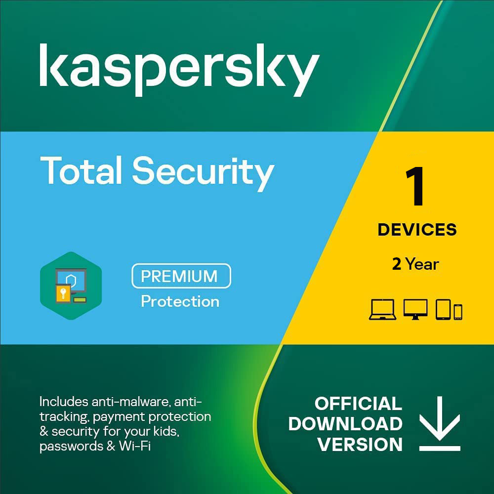 kaspersky total security 1 user 2 year main image