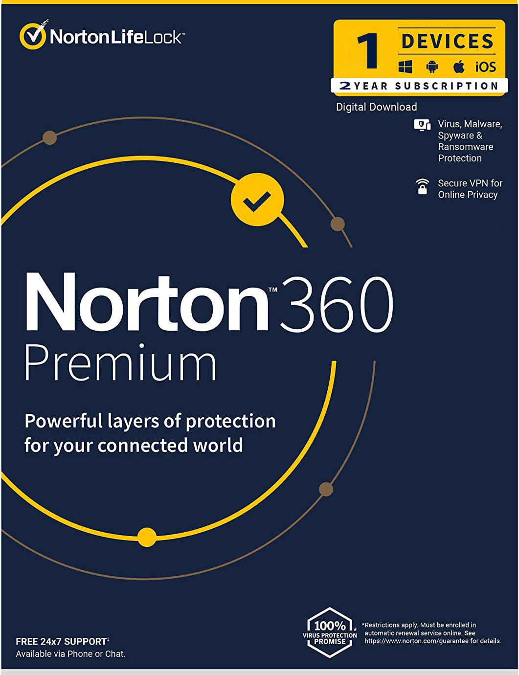 norton 1 user 2 year main image revise