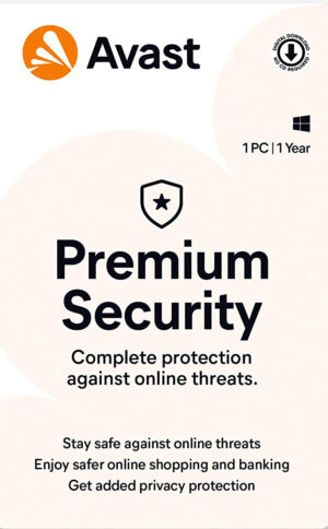 Avast Premium Security 1 Device 1 Year Windows/Mac/Android/iOS (Email Delivery) (Global Code) - Image 1